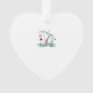 Mamacorn Einhorn Mama Mutterschaft Familie Muttert Ornament
