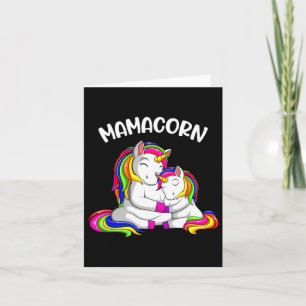 Mamacorn Einhorn Mama Mutti Muttertag Frauen  Karte