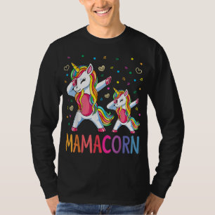 Mamacorn Einhorn Mutter Baby lustige Mutter Tag fü T-Shirt