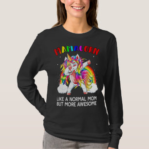 Mamacorn Unicorn Funnyu2019s Womens Costume Mama M T-Shirt