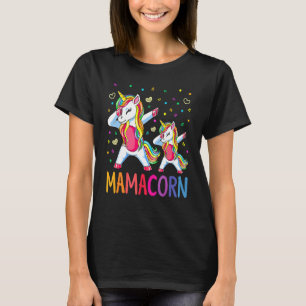 Mamacorn Unicorn Mama Baby Mother Day T-Shirt