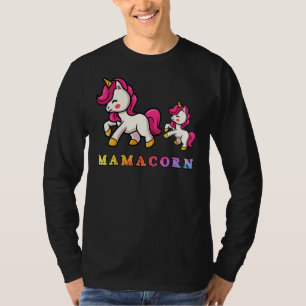 Mamacorn Unicorn Mama Kindermüttertag für Frauen T-Shirt