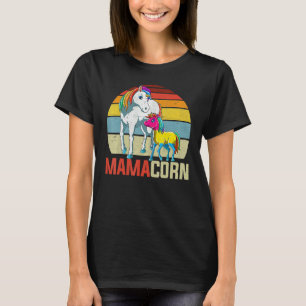 Mamacorn Unicorn Mama Kindermüttertag für Frauen T-Shirt