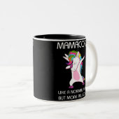 Mamacorn Zweifarbige Tasse (VorderseiteRechts)