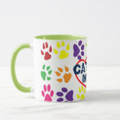 Mamahaustierliebhaber-Tassenentwurf der Tasse (Links)