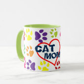 Mamahaustierliebhaber-Tassenentwurf der Tasse (Vorderseite Links)