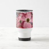 Mamakaffee-Tasse Rosa-Hartriegel-Blumen des Reisebecher (Mittel)