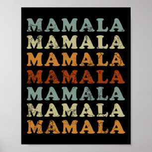 Mamala Kamala Harris 24 Demokrat Poster