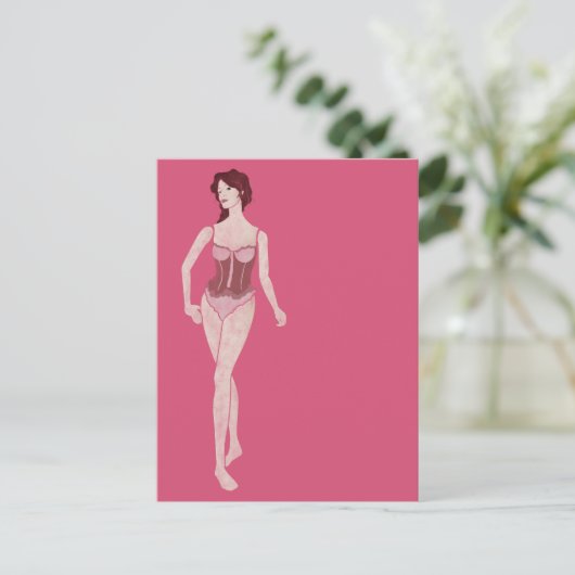 Mama'lady Postkarte (Stehend Vorderseite)