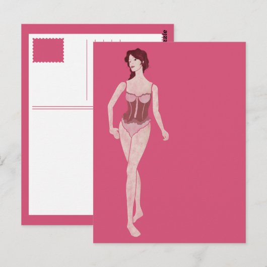 Mama'lady Postkarte (Vorne/Hinten)