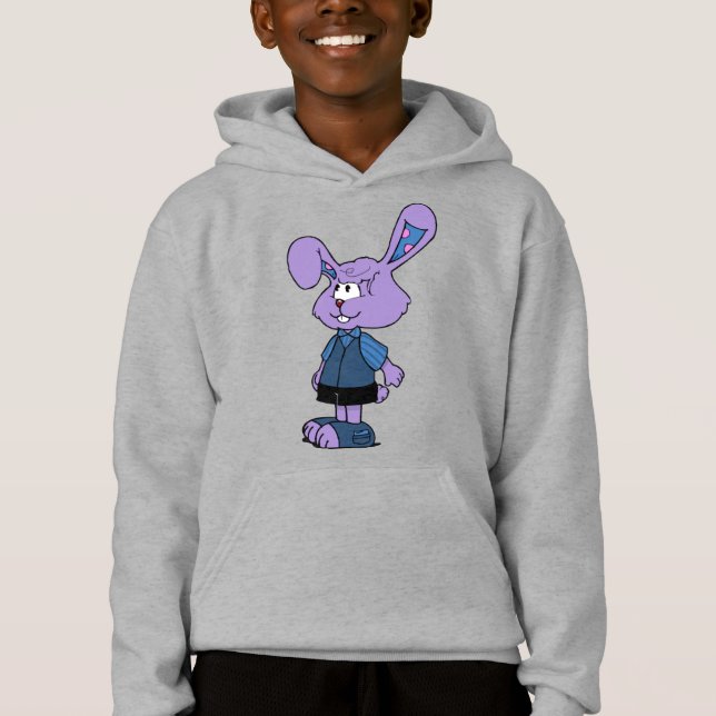 MAMAMACANZ | Lila Kaninchen Hoodie (Vorderseite)