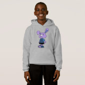 MAMAMACANZ | Lila Kaninchen Hoodie (Vorne ganz)