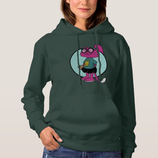MAMAMACANZ | Rosa Katze Hoodie (Vorderseite)