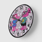 Mamamacanz Round Clock Runde Wanduhr (Winkel)