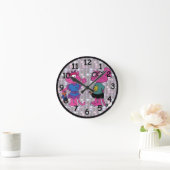 Mamamacanz Round Clock Runde Wanduhr (Zuhause)