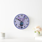 Mamamacanz Round Clock Runde Wanduhr (Zuhause)