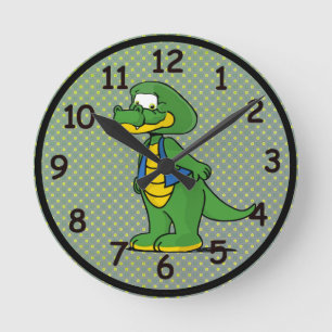 Mamamacanz Round Clock Runde Wanduhr