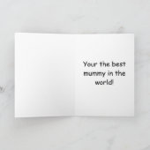 Mamamama mam Geburtstagskarte vom Babykind Karte (Innenseite)