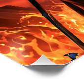 Maman Brigittes Feuer Poster (Ecke)