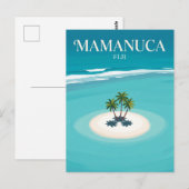 Mamanuca-Inseln Fidschi Postkarte (Vorne/Hinten)