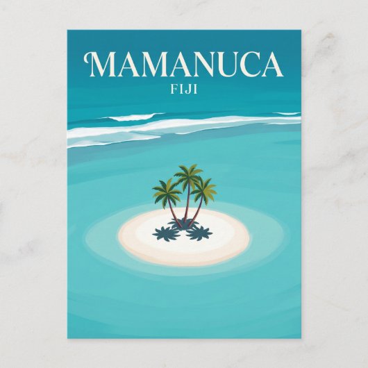 Mamanuca-Inseln Fidschi Postkarte (Vorderseite)