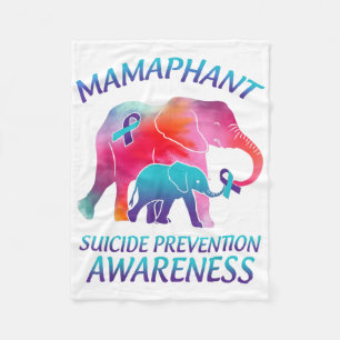 Mamaphant Selbstmordpräventionsbewusstsein Mama El Fleecedecke