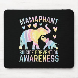 Mamaphant Selbstmordpräventionsbewusstsein Mama El Mousepad