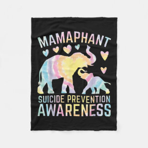 Mamaphone Suicide Prevention Awareness Mama Elepha Fleecedecke