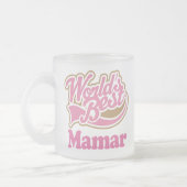 Mamar Geschenk-Rosa Mattglastasse (Links)