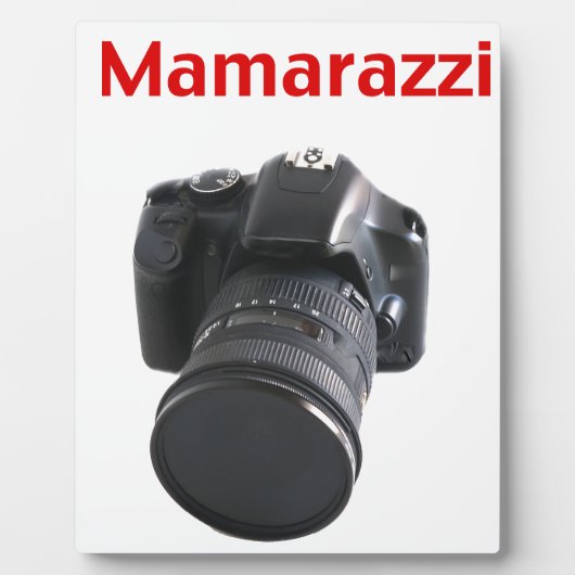 Mamarazzi Fotograf Fotoplatte (Vorderseite)
