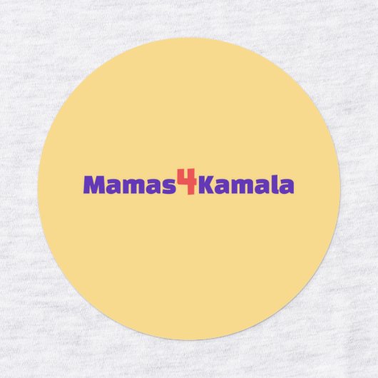Mamas4Kamala Iron ons Etiketten (Design 1)