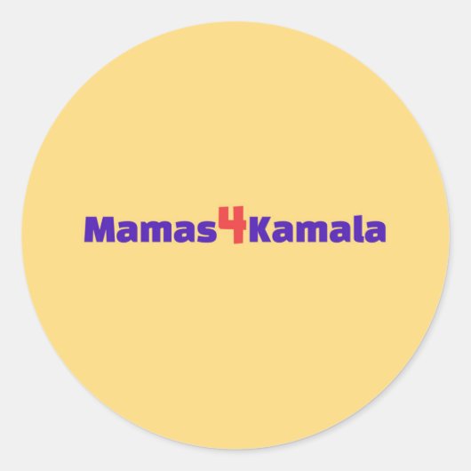 Mamas4Kamala Sticker (Vorderseite)