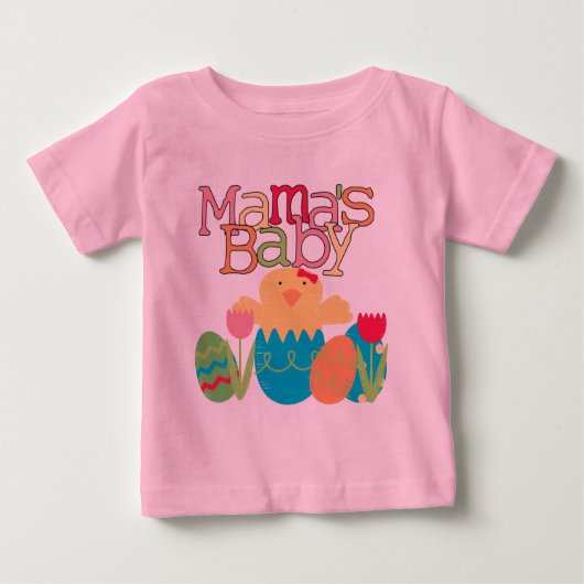 Mama's Baby - Girl Chick Oster T - Shirt und Gesch (Vorderseite)