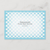 Mamas Bauch Größe Niedlich Bear Picnic Baby Showsp Begleitkarte (Rückseite)