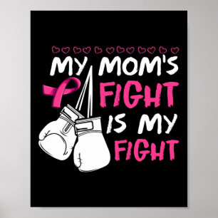 Mamas bekämpfen ist mein Brustkrebs-Bewusstsein Poster