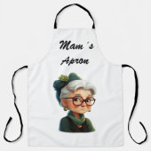 👵 Mamas besonderes Kochschürze 👵 Schürze (Vorderseite)