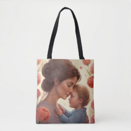 Mama's Beutel der Liebe - Mutter & Sohn Tote Tasch Tasche