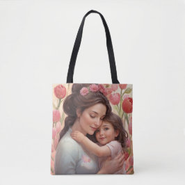 Mama's Beutel der Liebe - Mutter & Tochter Tote Ta Tasche