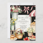 Mamas Blumenmarkt-Brunch am Muttertag Einladung (Vorderseite)