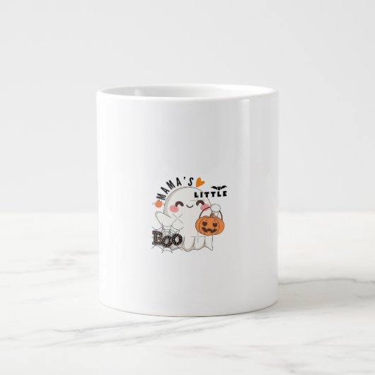 Mamas Boo - Niedliches Kawaii Halloween Boo 2025 G Jumbo-Tasse (Vorderseite)