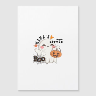 Mamas Boo - Niedliches Kawaii Halloween Boo 2025 G Magnetkarte