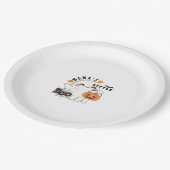 Mamas Boo - Niedliches Kawaii Halloween Boo 2025 G Pappteller (Schrägansicht)