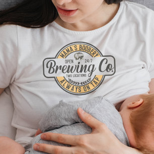Mama's Boobery Funny Stillen Junge Mutter Geschenk Sweatshirt