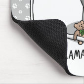 Mama's Boy Weimaraner (grau 1) Spielhundin Mutter Mousepad (Ecke)