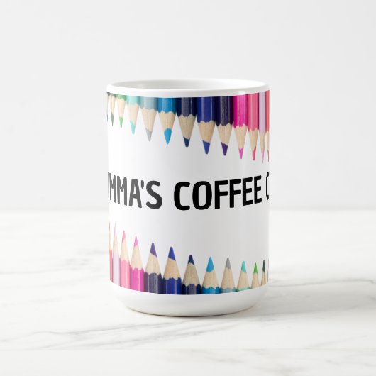 MAMAS BUNTE STIFTE KAFFEETASSE (Mittel)