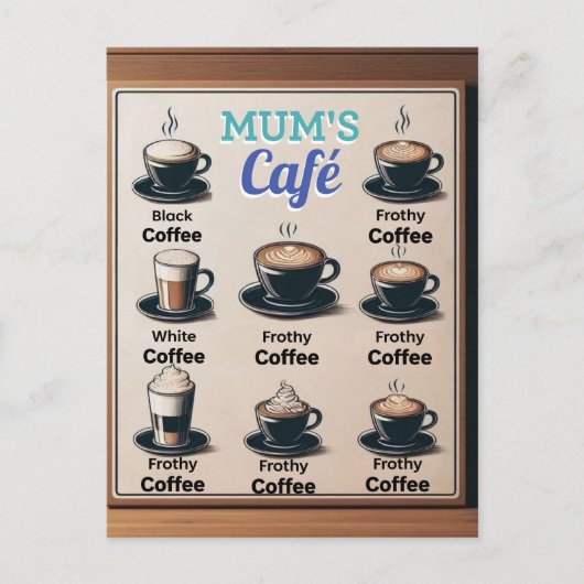 Mama's Cafe Postkarte (Vorderseite)