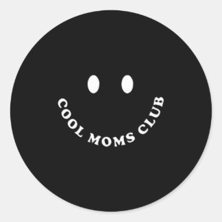 Mamas Club Mama Mommy Mama Bruh Runder Aufkleber