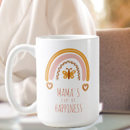 Mama's Cup of Happiness, benutzerdefinierte boho R Kaffeetasse