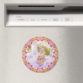 Mama's Day Mama Mommy Baby Girl Kind Foto Geschenk Magnet (In Situ (Geschirrspüler))