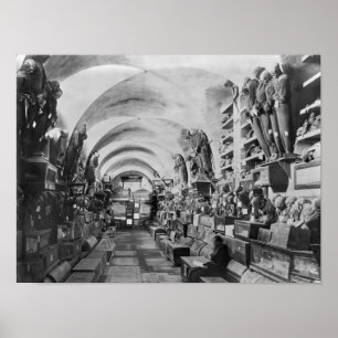 Mamas der Katakombe von Palermo, Italien Poster